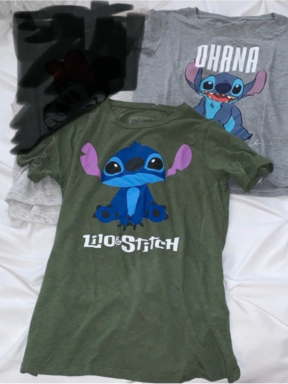 3 for $10Disney Lilo & Stitch Graphic Tee Bundle - Green & Gray